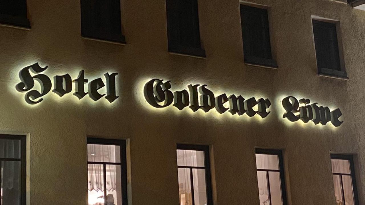 Hotel Goldener Loewe Zeulenroda-Triebes Eksteriør bilde